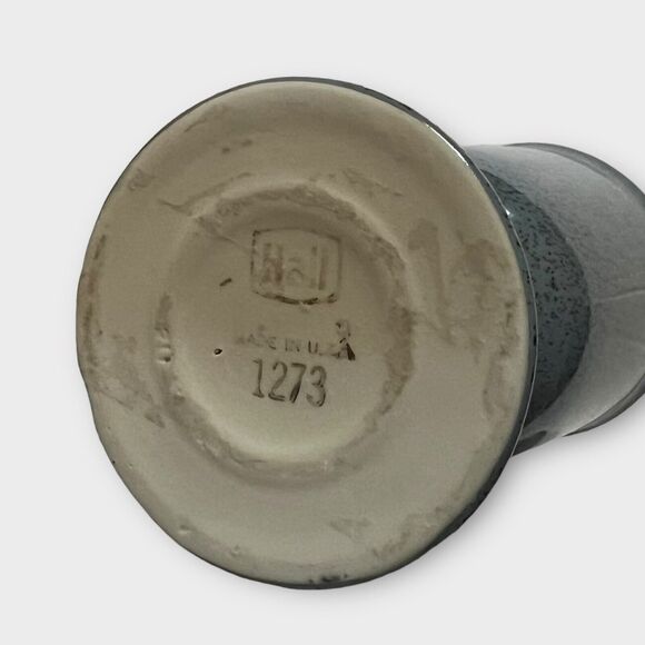 Vintage Hall Made in the USA 1273 Blue Speckled Irish Coffee Mugs Set of 2 - Picture 14 of 16